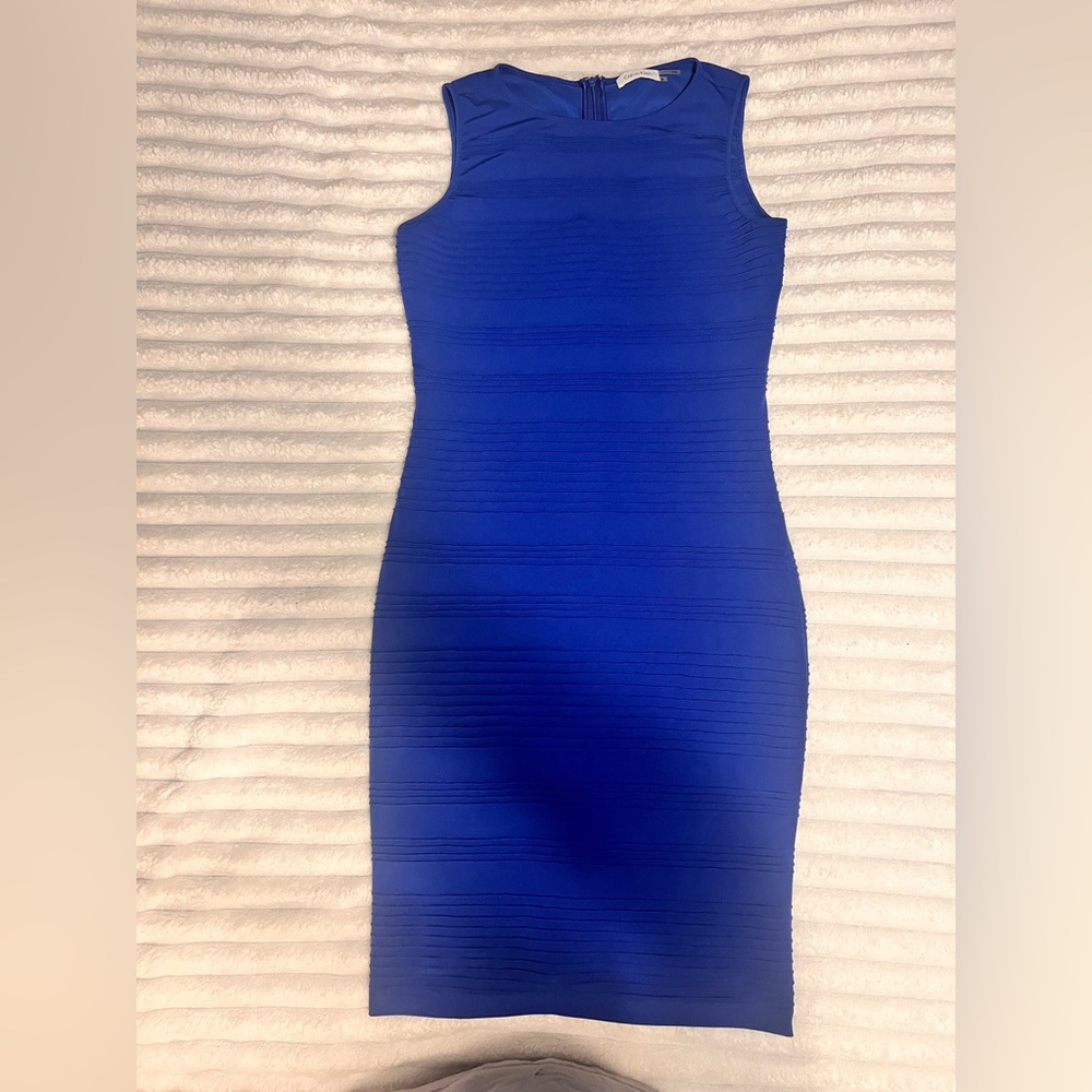 Calvin Klein Royal Blue Midi Dress
